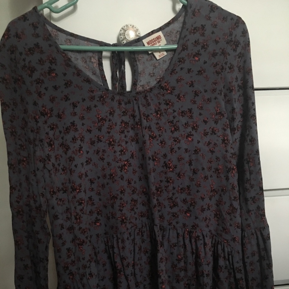 Purple Floral Blouse